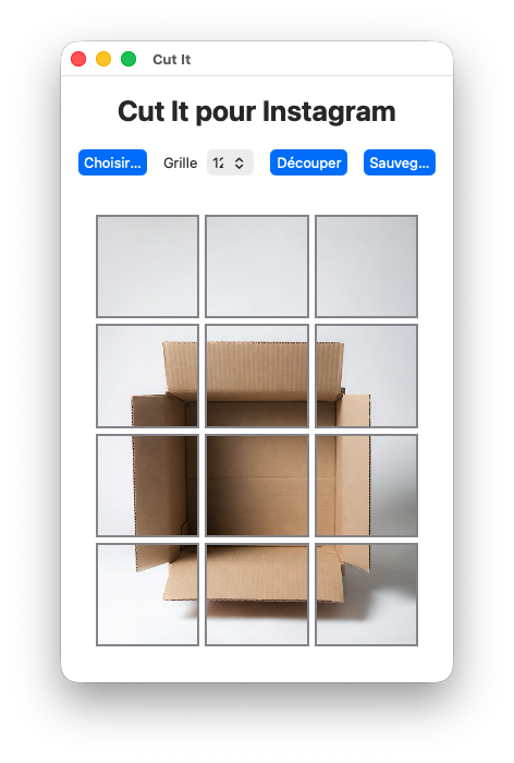 Cut It for Instagram macOS app